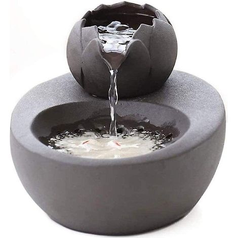 Fontaine à eau pour chat – Distributeur d'eau silencieux en céramique – Capacité 1,2L – Facile à nettoyer et à assembler (1/4)