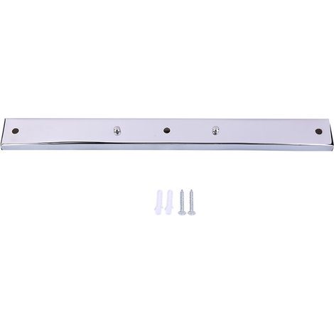 Soporte de montaje, base rectangular, hierro pintado, para colgar (hágalo usted mismo), uso interior/exterior. (1/5)