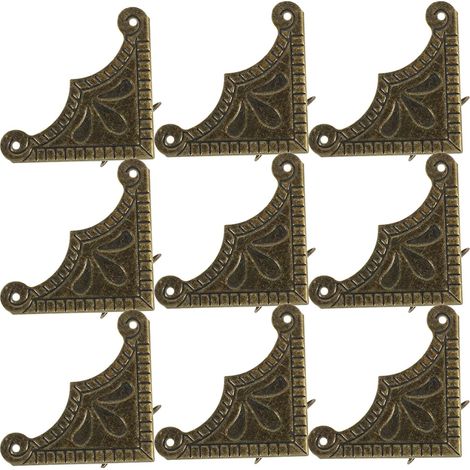 Protège-coins décoratifs, fer, style vintage, pour menuiserie (1/5)