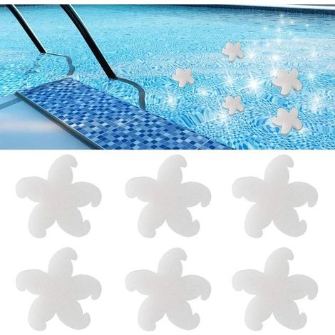Ölabsorbierender Schwamm – Seesternform – Für Spa, Pool, Whirlpool – 6 Stück (1/5)