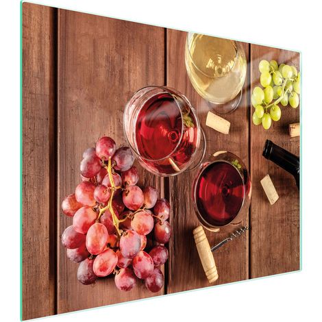 Glasschneidebrett 52x40 Wein (1/5)