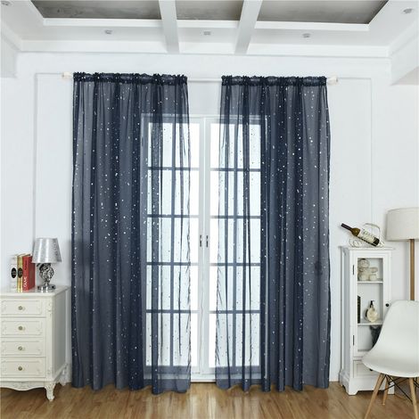 Rideaux en tulle pour fenêtres, portes et chambres à coucher, salons, cafés (1/5)