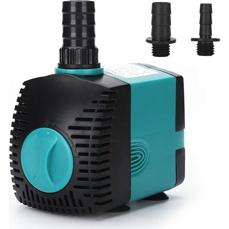 Pompe Fontaine Reglable Pompes Submersibles Pompe Aquarium Ultra-Silencieux Micro Pompe à Eau Submersible Pompe D'aquarium pour Aquarium, Animaux, Fontaine RéServoir de Poissons, 25W1200L/H