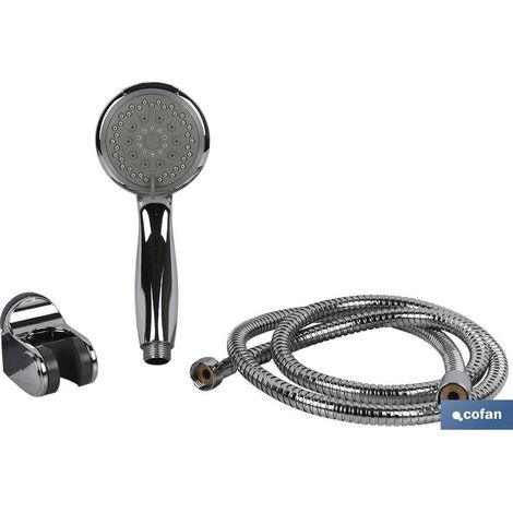 Kit Doccia 5 Funzioni (Maniglia+Flex+Gancio)