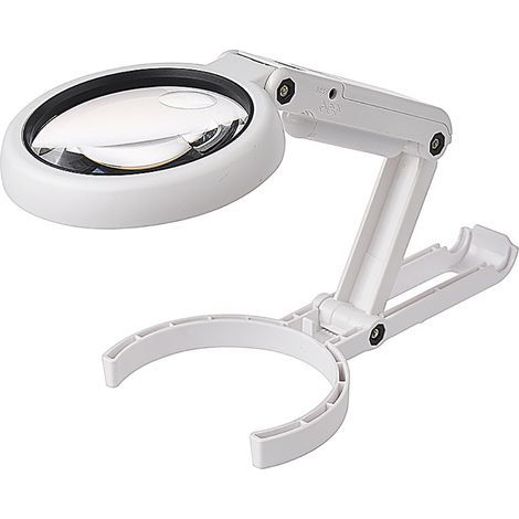 5X 11X Magnifier, Dual-Use Table Lamp, Super Bright Stand, 8 LED Non-Slip Handheld Magnifier (1/5)
