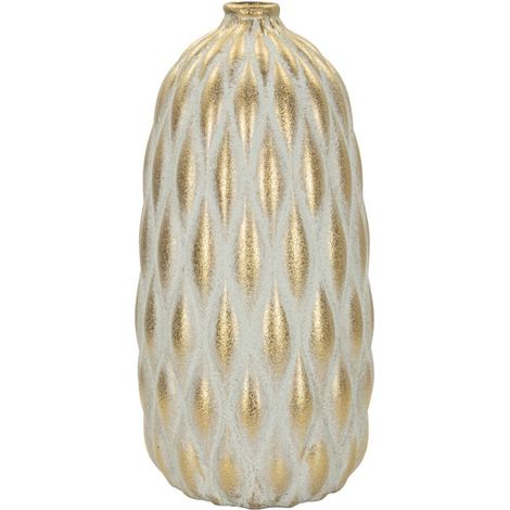 Vase en résine OBLIX, Ø 19,5 cm x 35 cm (ouverture Ø 10,5 cm) (1/5)