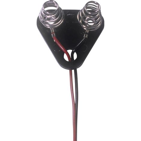 MPD DU1-M-306 Batterieclip x Federkontakt, Kabel (L x B x H) 29 x 27 x 2 mm