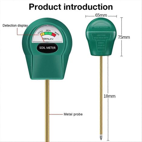 Tester di fertilità del terreno per giardino, vivaio, vasi, tester di nutrienti e fertilità del terreno, essenziale per il giardinaggio. (1/5)