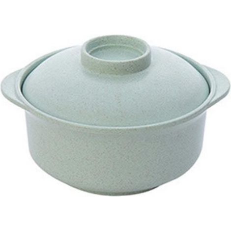 Récipient à salade Écologique Sûr Utile Incassable Léger Bol avec poignée style-Green2 (1/2)