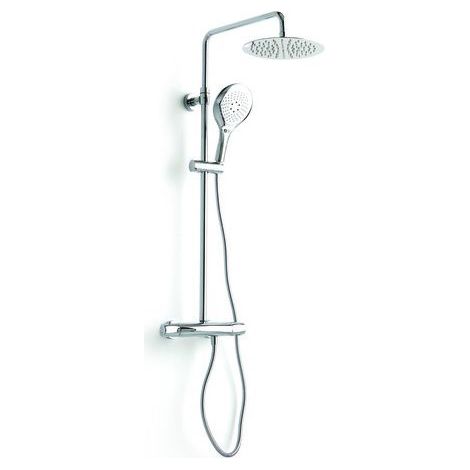 Colonna Doccia Termostatica Tamanaco Serie Tondo DIANA Soffione Ø20CM Cromo - CD700170DI (1/2)