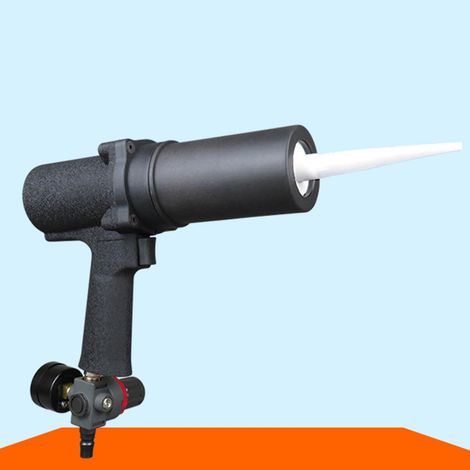 Pistolet à colle pneumatique PK-4411 310 ml, pistolet applicateur de colle pneumatique avec manomètre, vitesse réglable, pistolet à colle pour verre, pistolet à colle forte, pistolet à colle pour join (1/5)