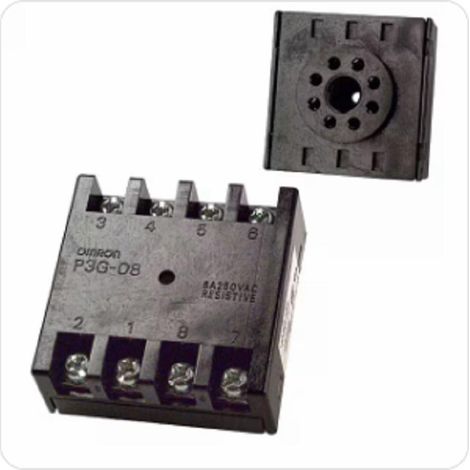 Omron zoccolo-octal frontequadroterm vite p3g-08