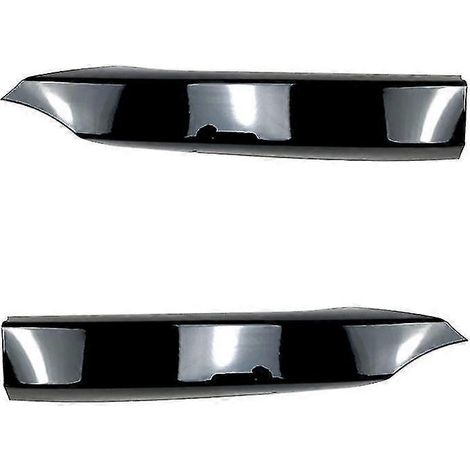 Pour BMW Série 1 E82 E88 (2008-2013) : Lèvre de pare-chocs avant, diffuseur, spoiler et protection noirs (1/5)