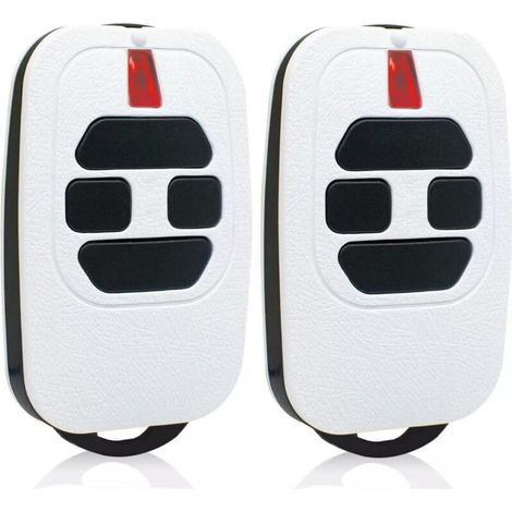 Lot de 2 Telecommande Portail 433,92MHz Compatible avec GTI2/4, GT2/4, Mio TR2/4, Mio TR2N/4N Télécommande pour Porte de Garage（White） (1/4)
