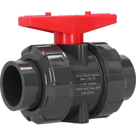 Accessoires pour robinet à bille DN40 à double joint mobile pour raccordements de tuyauterie de piscine (1/5)