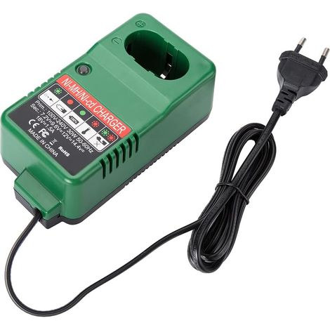 Chargeur de Batterie NiMH NiCd 1,5 A Chargeur de Rechange DC1804 DC1822 DC1414 Chargeur de perceuse sans Fil Compatible avec Makita 7,2 V 9,6 V 12 V 14,4 V 18 V Batterie PA12 1222 PA14 1422 PA18 1822 (1/5)