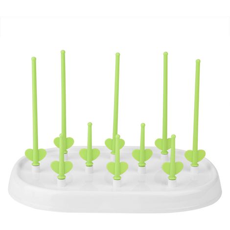 Tragbarer Trockenständer für Babyflaschen, Abtropfschale für Tassen und Flaschen, kompakter Tischtrockner (1/5)