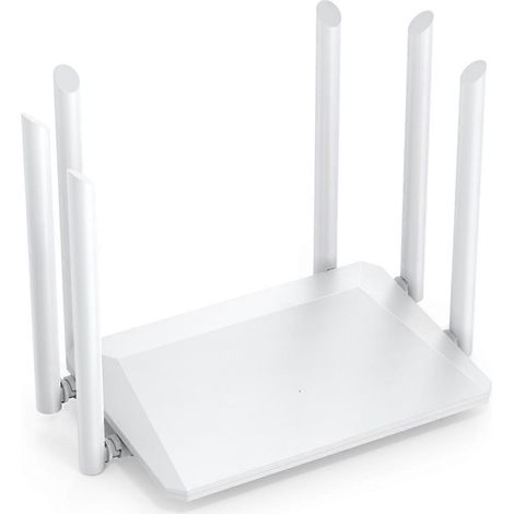 1200M WLAN-Router, Modem-Router mit externer Antenne und EU-Stecker