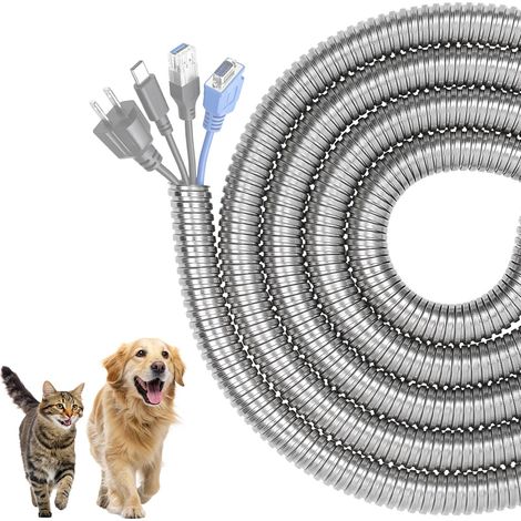 Gaine Protection Cable Electrique φ20 mm, Acier Inoxydable 304 (1/5)