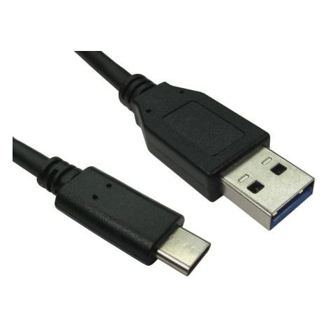 Câble USB RS PRO, USB A vers USB C, 1m, Noir ( Prix pour Boîte de 5 )