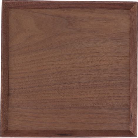 1 Plateau de service, Bois composite rectangulaire 25x25cm 20x20cm, Grande capacité pour salon (1/5)