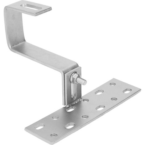 Support de panneau solaire en acier inoxydable résistant aux intempéries, support de montage pour panneau photovoltaïque sur toiture en brique, pierre ou tuile. (1/5)