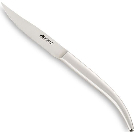 Coltello da bistecca Arcos Serie Coltelli de Coltelli da tavola - Coltello monoblocco de Acciaio inox de 110 mm - Colore Argento (Silver).