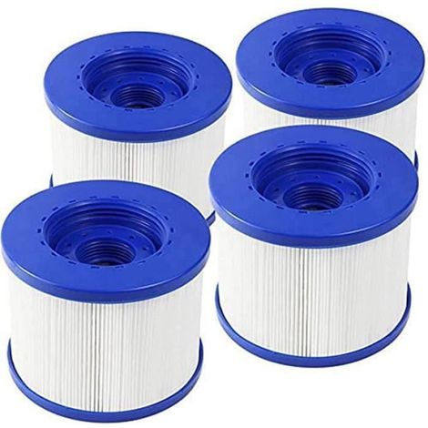 Filtre de piscine pliable - Convient pour Wave Spa Sunbay - Bleu - toutes saisons - 104 x 82 x 60 mm (4 pièce) Mul PISCINE COMPLETE (1/3)
