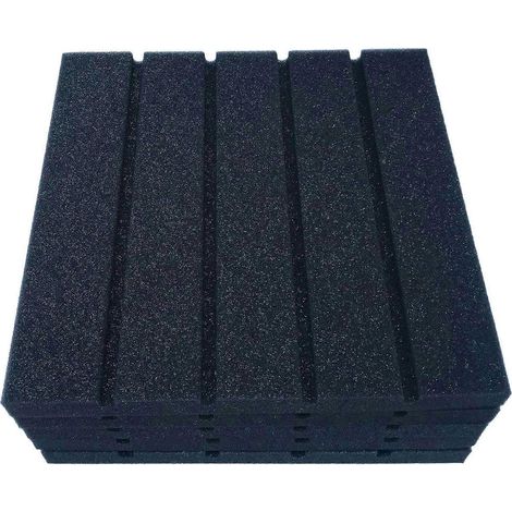 18 panneaux insonorisants et absorbants pour studios d'enregistrement, mousse épaisse, matériaux absorbants légers. (1/3)