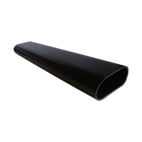 Tuyau 7 CM X 3,4 CM x 1,50 M d'aspiration centralisée ovale série SlimLine Vac pour cloison 70 mm, SACH AI9101/1.5-SC