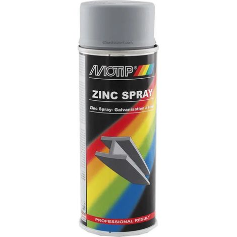 Vernice motip 04061 spray zinco asciugatura rapida resistenza calore