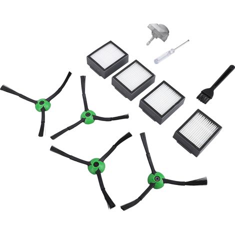 Kit di ricambi da 11 pezzi per robot aspirapolvere Roomba J7, i7+, i3+ - Spazzole laterali, filtri HEPA, ruota, cacciavite inclusi. (1/5)