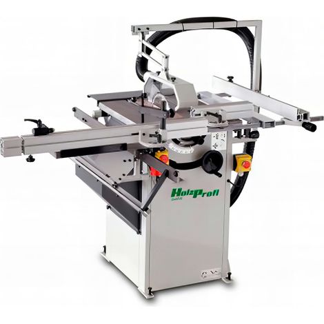 Scie circulaire sur table 250 mm – 2 200 W monophasée – Rotation 4 600 trs/min – Pour bois dur et teck – Table en fonte 500 x 600 mm – Holzprofi (1/3)