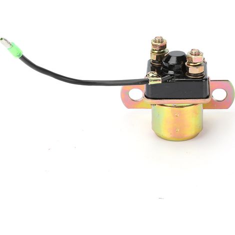 50A starter relay, high-performance starter relay for automotive transmission motors, iron housing, 12V starter relay. (1/4)
