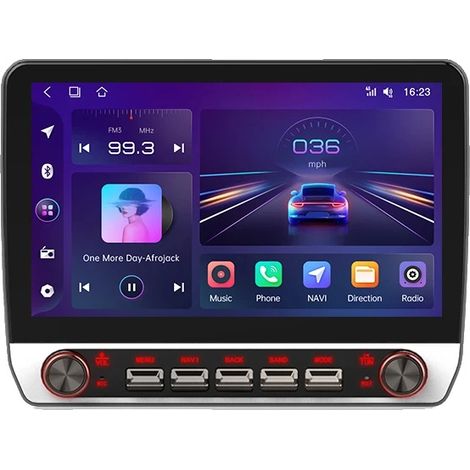Autoradio, Taille de l'écran, Système de navigation, compatible avec Peugeot 407 2004-2011, V3 Pro C (2GB-32GB) - 10,1 pouces (1/2)
