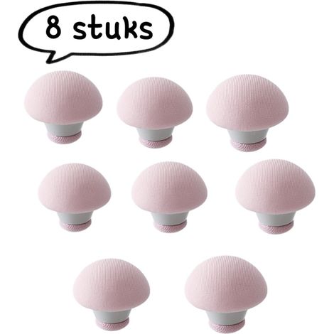 Lot de 8 protège couettes à boutons antidérapants pour housses de couette et literie rose (1/5)