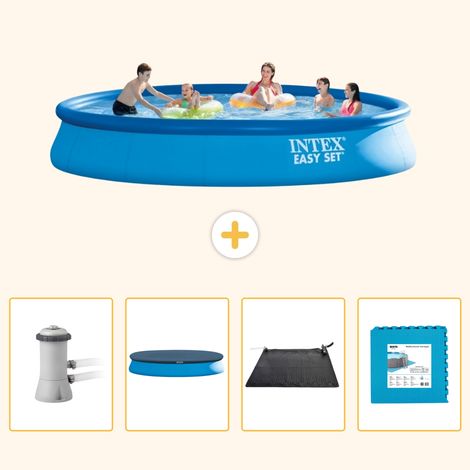 Intex Piscine Easy Set Ronde - 457x84 cm - 5-pièces S273 (1/5)