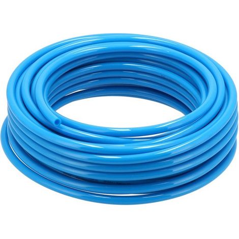 Tuyau d'air en polyuréthane Diamètre intérieur 8 mm / Diamètre extérieur 12 mm Vendu au mètre Pression maximale : 10 bar