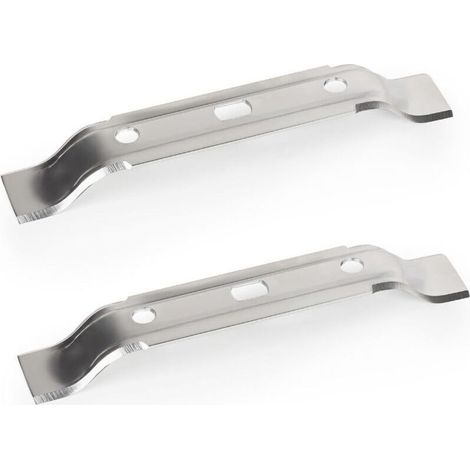2 Pièces Lame Tondeuse Lame Robot Tondeuse Compatible avec Stihl Robot Tondeuse iMOW RMI 422 422P 422PC RMI422 P C Lame Tondeuse Lame de Rechange pour Robot Tondeuse 200x30mm (1/4)
