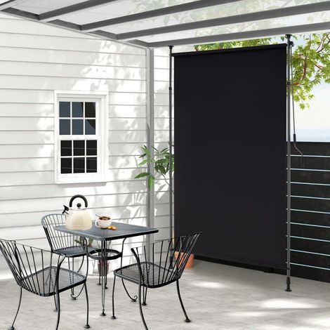 150 x 220-310 cm store vertical rétractable extérieur, brise-vue sans perçage pour balcon et terrasse (1/5)