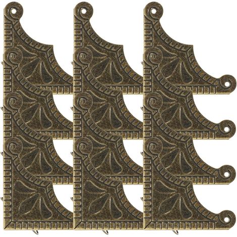 30 protège-coins décoratifs, fer, style vintage, pour boîtes (1/5)