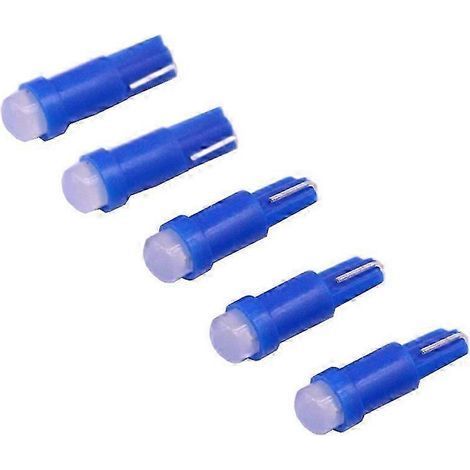 Lot de 5 ampoules T5 0,5 W 20 lm pour tableau de bord de véhicules
