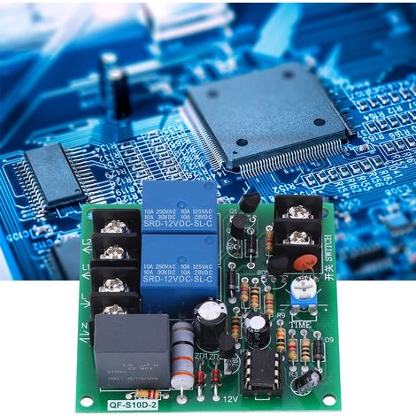 Module de séquenceur de puissance 2 canaux QF-S10D-2, séquenceur temporel réglable 0,5-4S, 220 V (1/5)