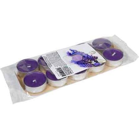 KIT CANDELE PROFUMATE 'TEALIGHT' Confezione 10 pezzi - Fragola