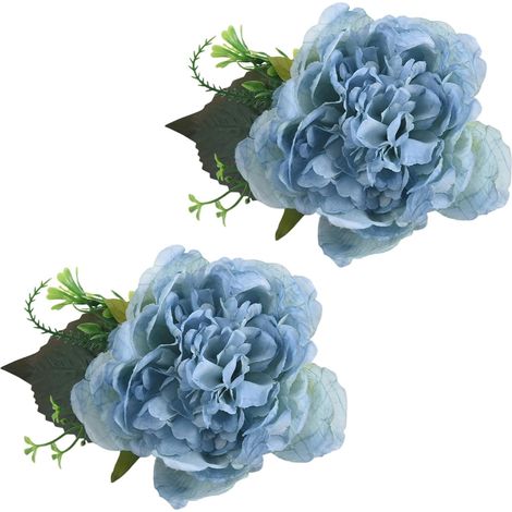 Embrasses de rideaux en tissu avec motif pivoines - Pour décoration de fenêtre (1/4)