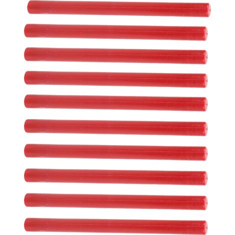 10 Bâtons de Cire à Sceller Rouge, Sans Odeur et Faciles à Utiliser, pour Lettres, Invitations et Papiers Importants (1/5)