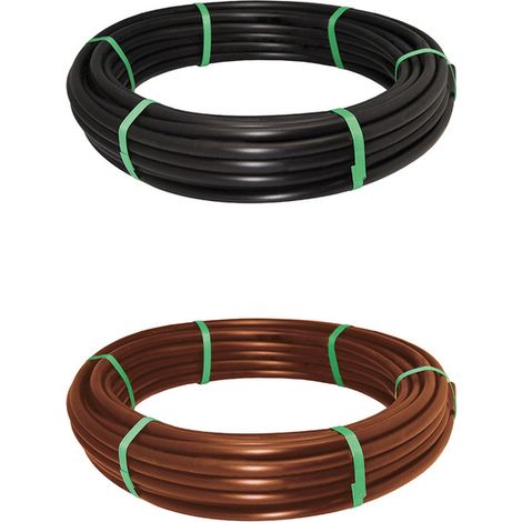TUBO IRRIGAZIONE A GOCCIA CON GOCCIOLATORI 16MMX25M (1/5)