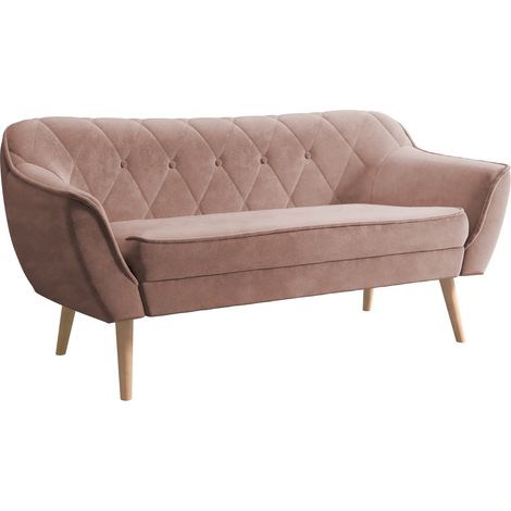Sofá Glenview 107, Kronos 27, 140x74x75cm, Tapiz, Patas: Madera (1/5)