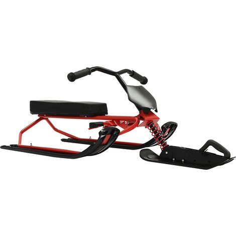 Luge de course sur neige, adaptée aux âges de 5 à 18 ans, capacité de charge maximale 80 kg (1/2)