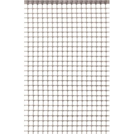 TENAX 62345502 Quadra 10 Argento 1,00 x 50 m, Rete Protettiva in Plastica per Cancelli e Recinzioni (1/9)